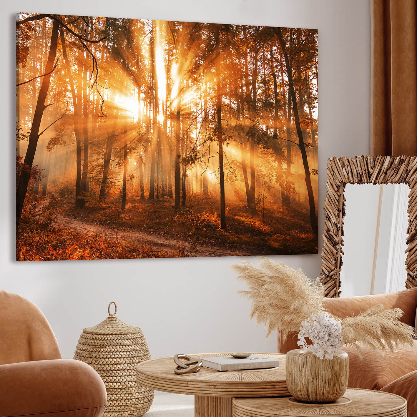 Canvastavla - Sunny Forest