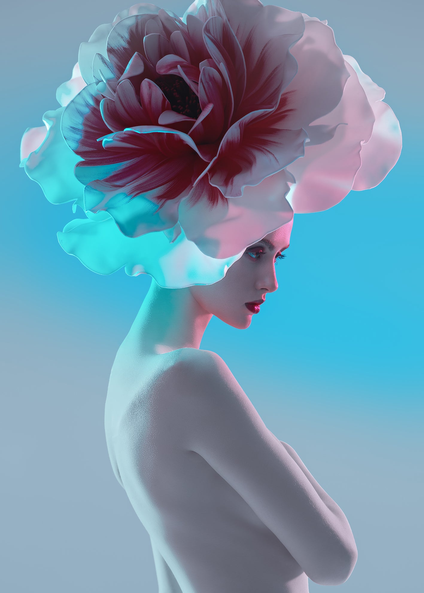 Canvastavla - Ice