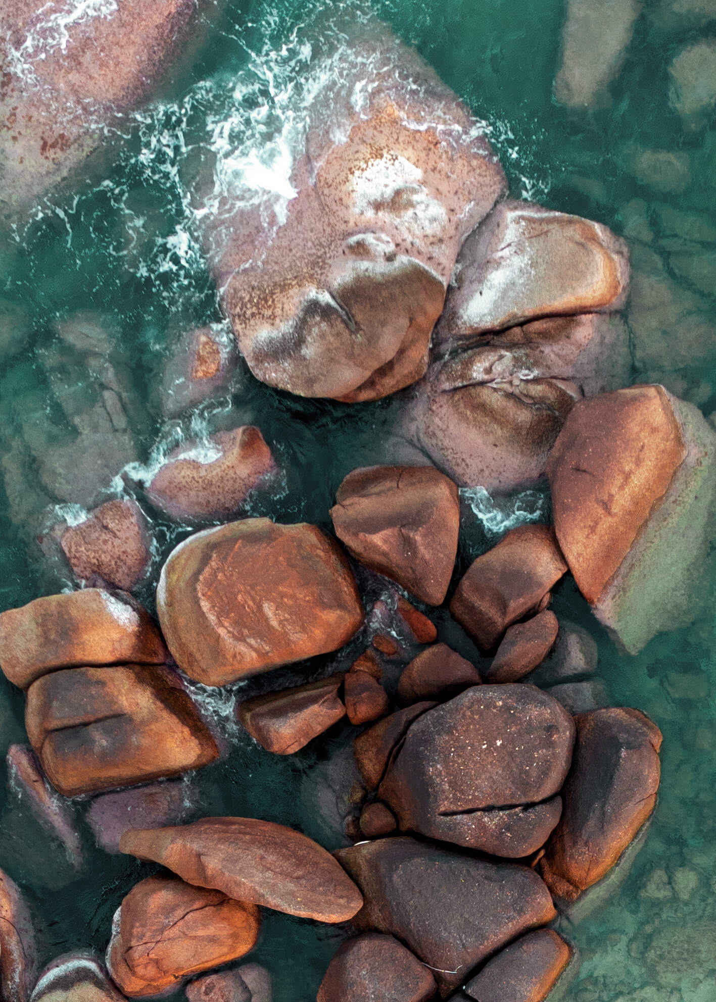 Canvastavla - Shaped by Nature