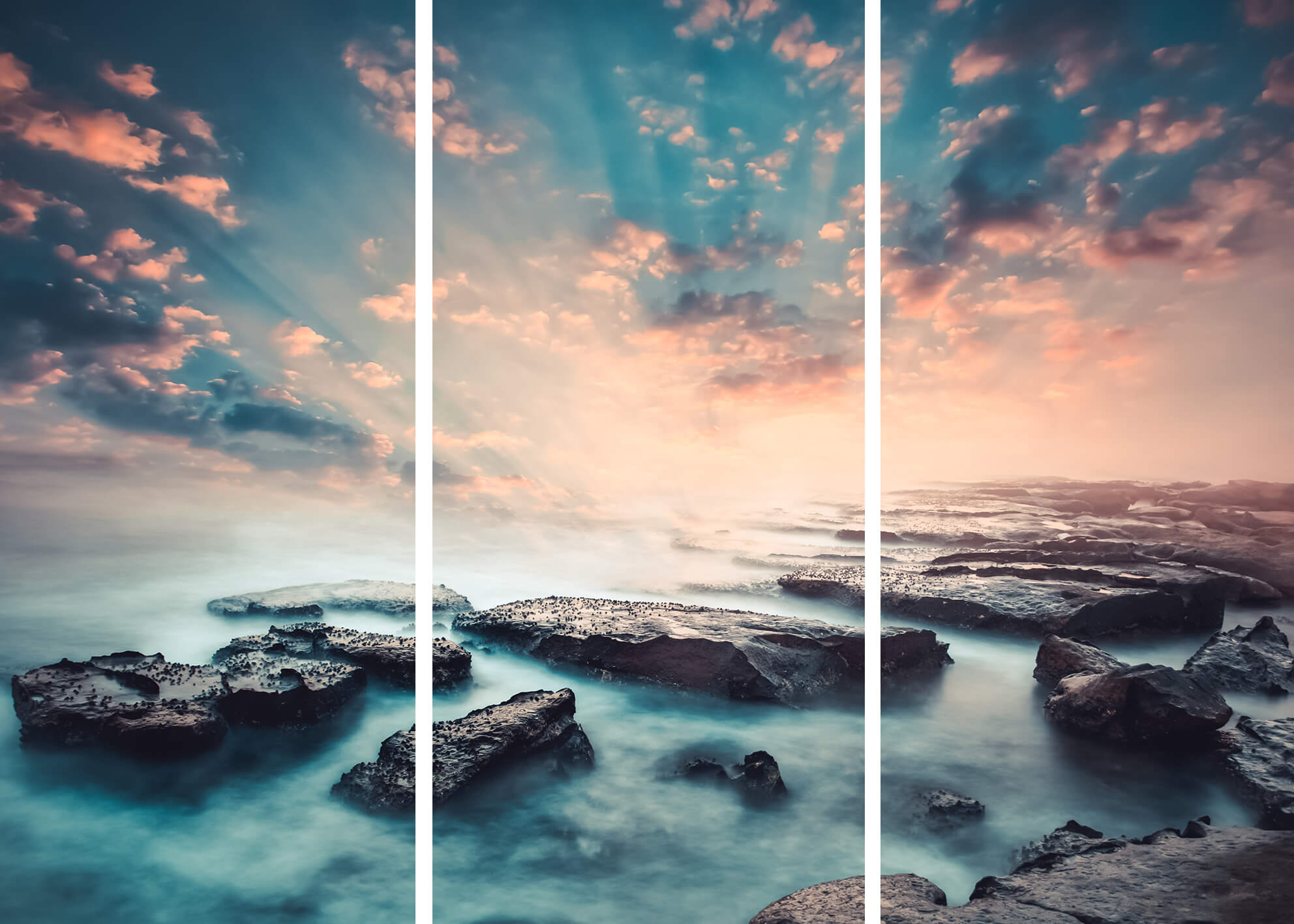 Canvastavla - Turquoise Sunrise
