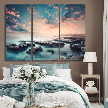 Canvastavla - Turquoise Sunrise