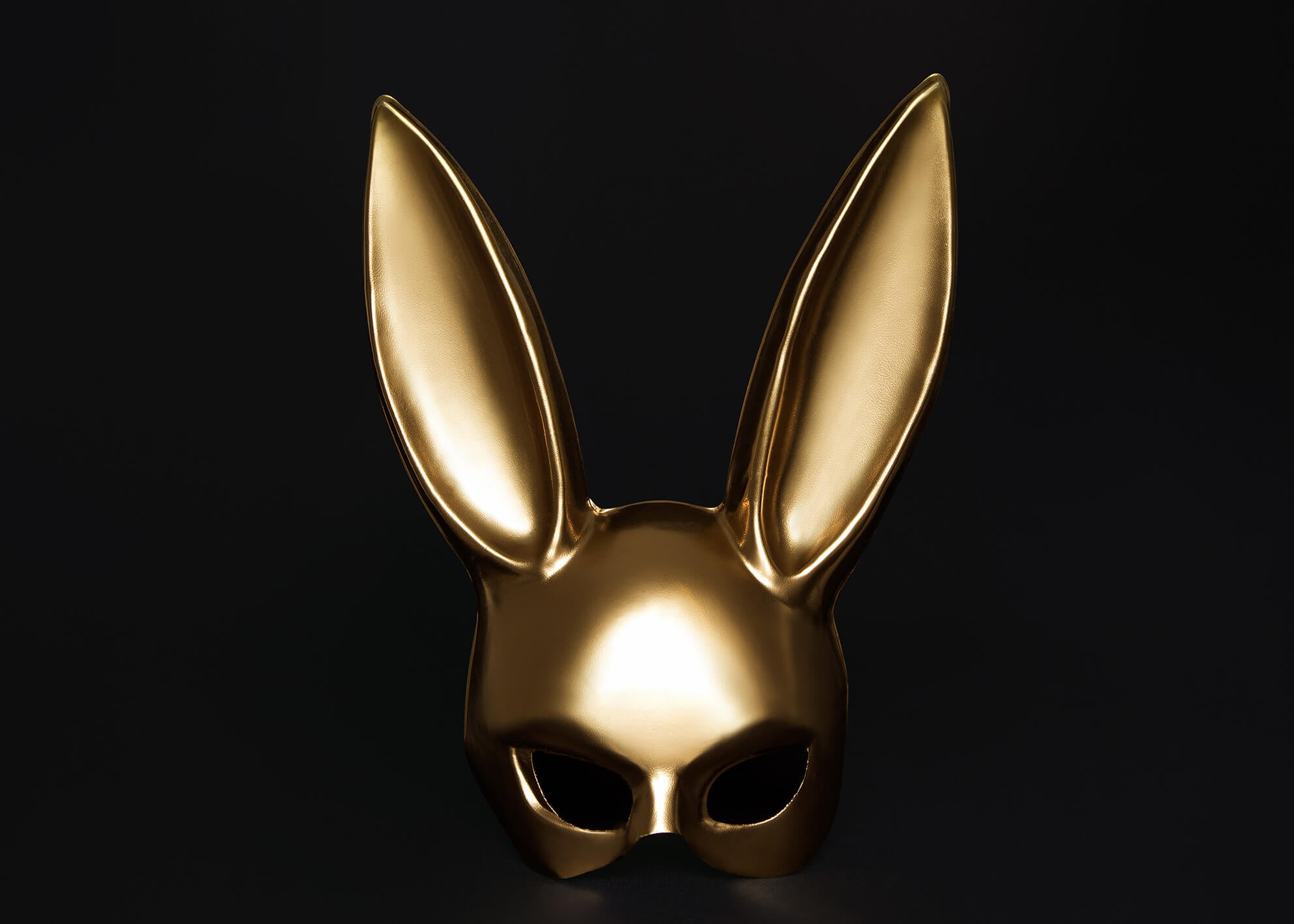 Canvastavla - Gold Bunny Mask