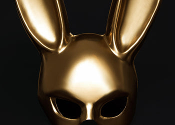 Canvastavla - Gold Bunny Mask