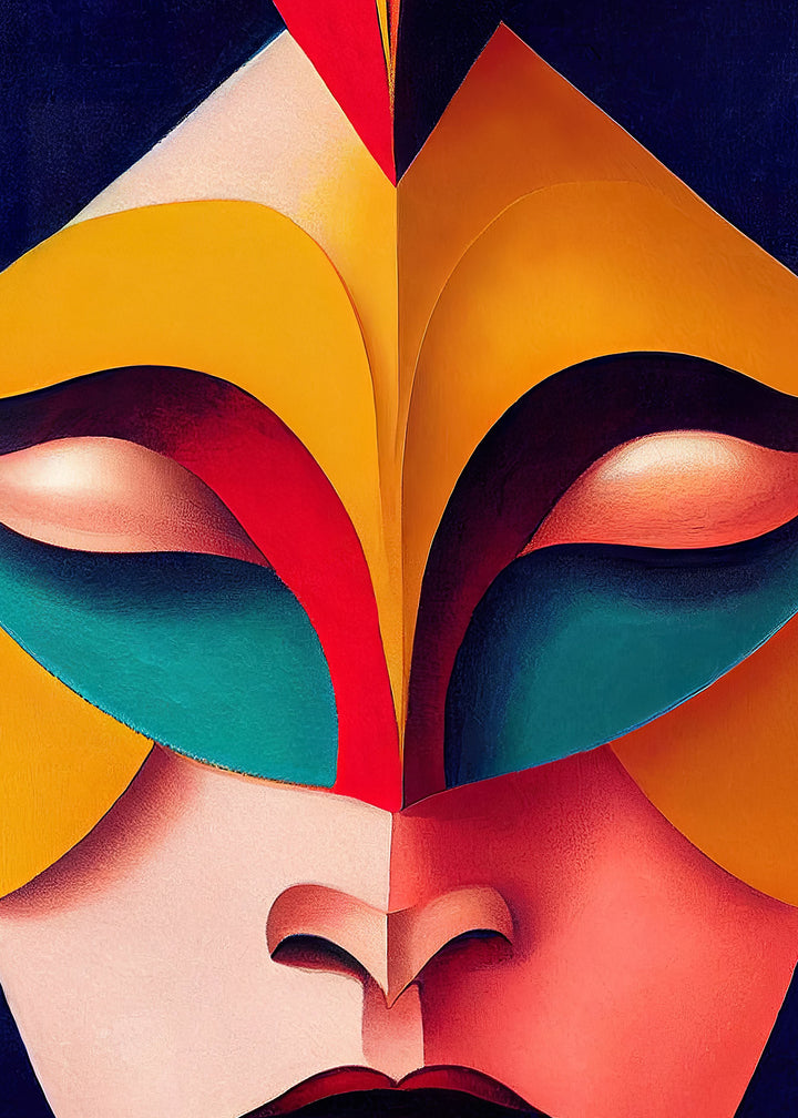 Ljuddämpande tavla - Shapes of Masquerade