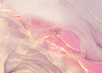 Canvastavla - Golden Pink