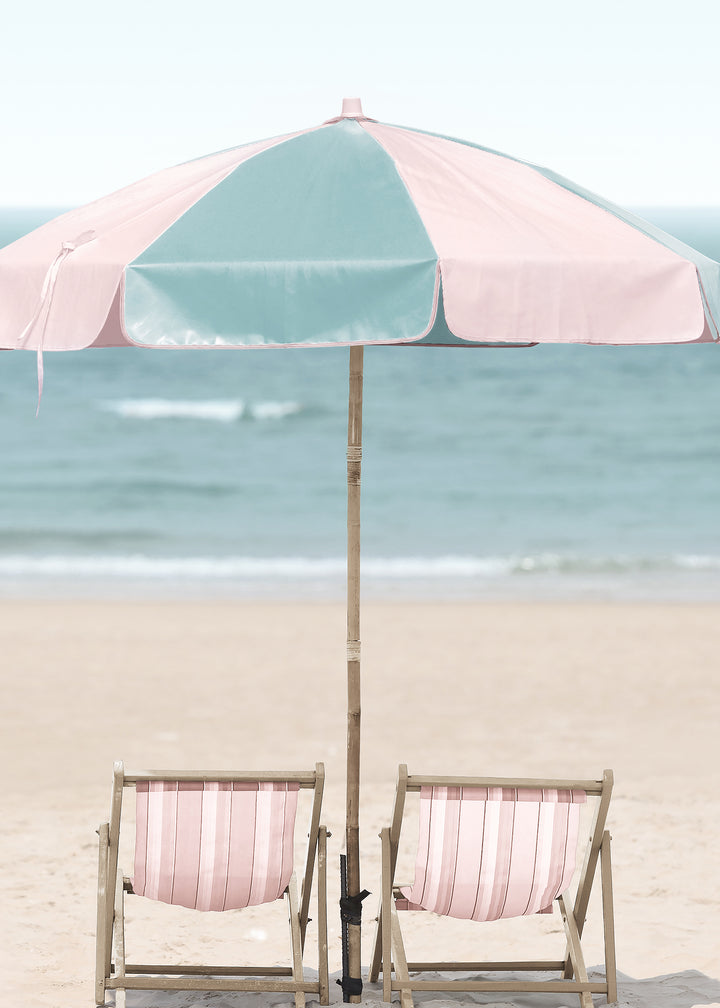 Canvastavla - Beach and Umbrella