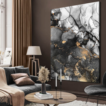Canvastavla - Golden marble