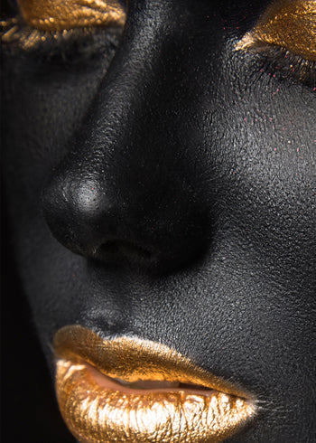 Canvastavla - Black & Copper