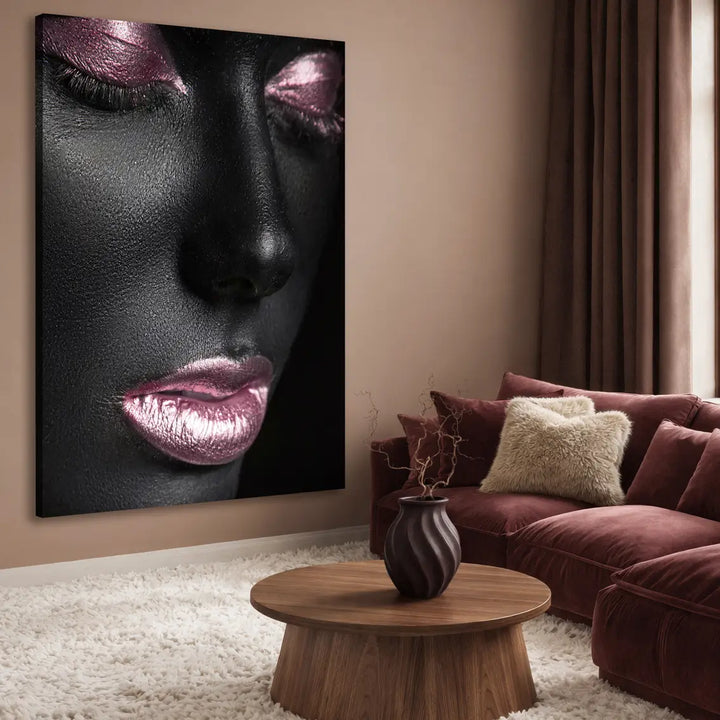Canvastaulu - Black & Pink