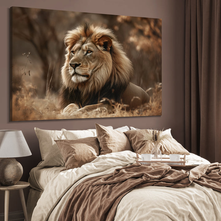 Canvastavla - Regal Lion