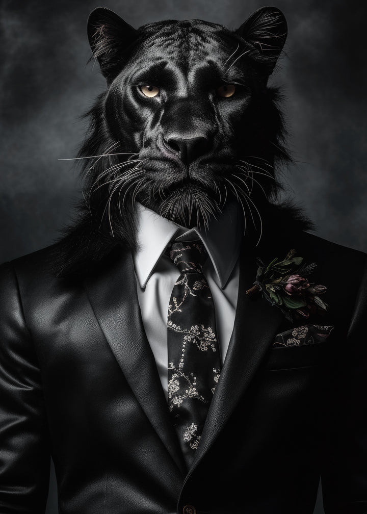 Canvastavla - Panter Man