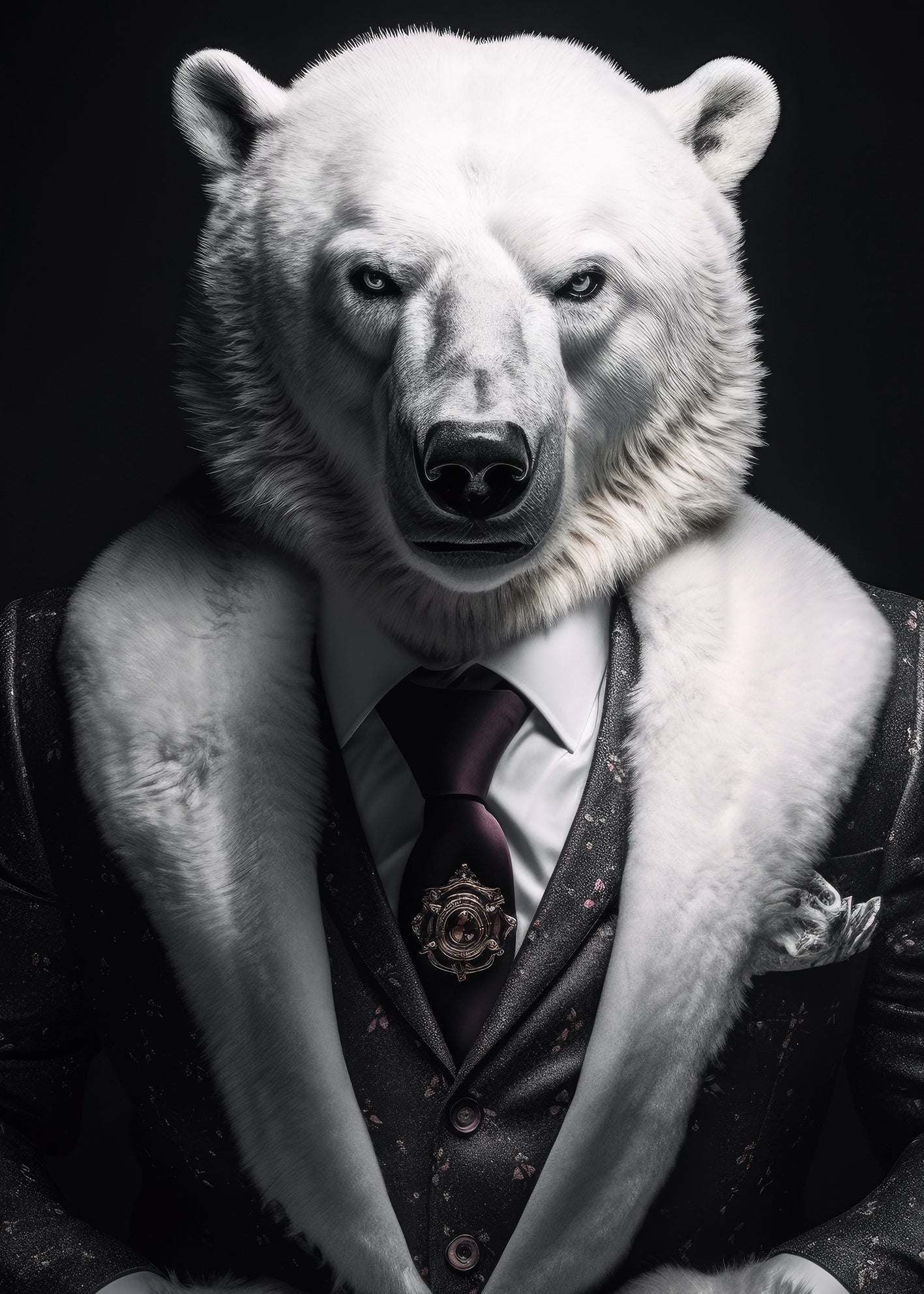 Canvastavla - Polar man