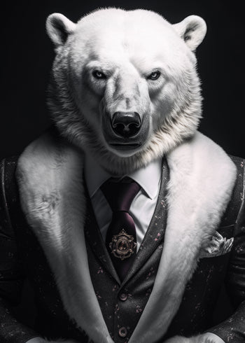 Canvastavla - Polar man
