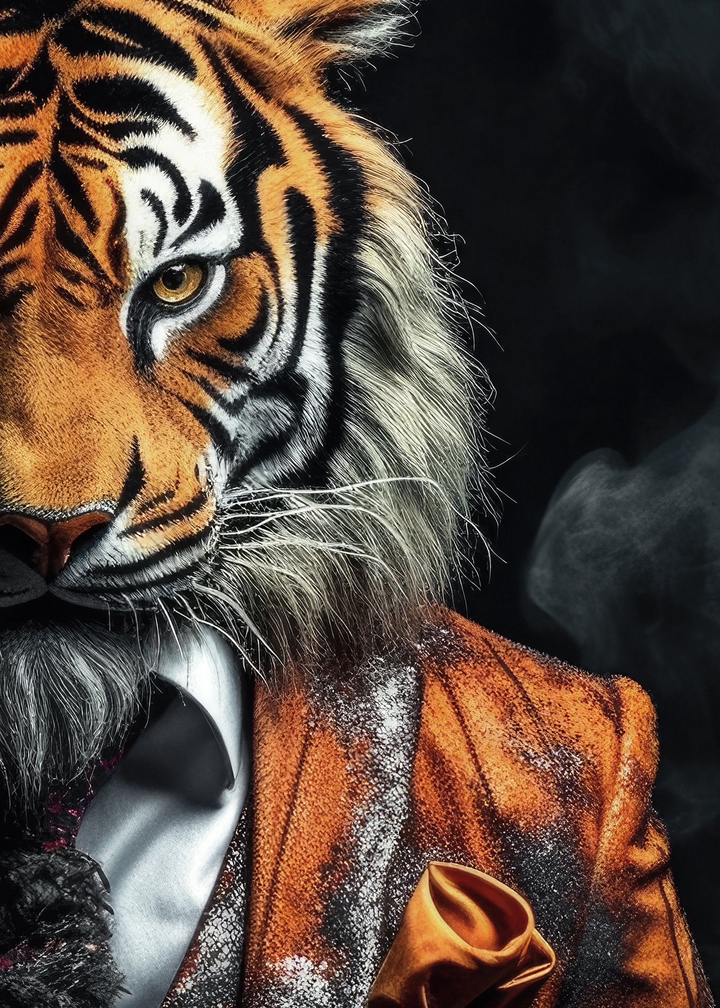 Canvastavla - Tiger Man