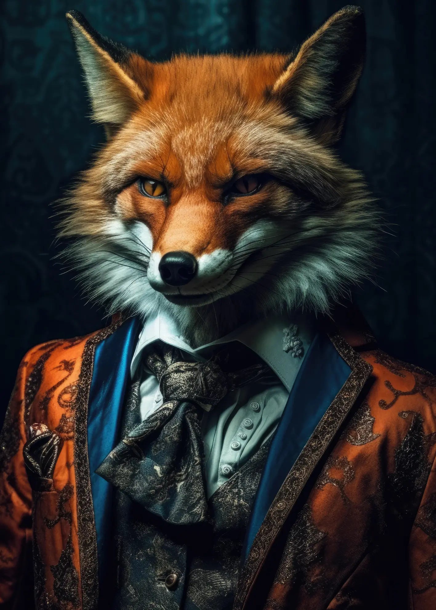 Canvastavla - The Foxy Gentleman