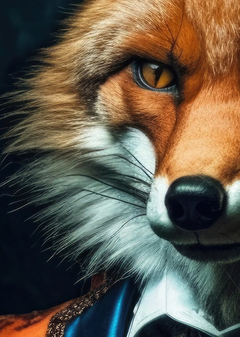 Canvastavla - The Foxy Gentleman