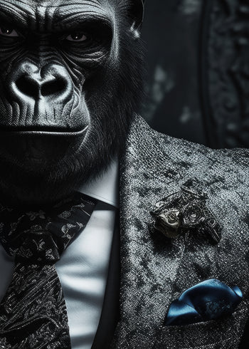 Canvastavla - Gorilla Man