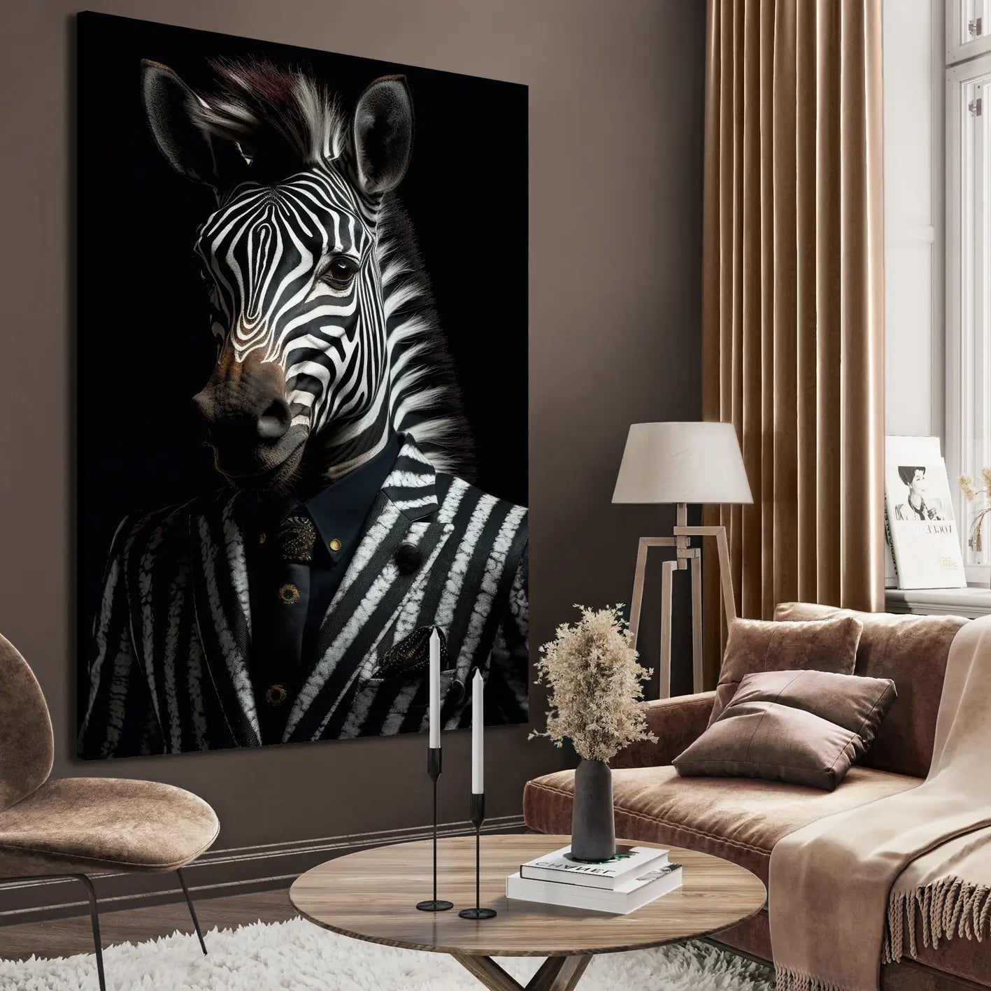 Canvastavla - Zebra Chic