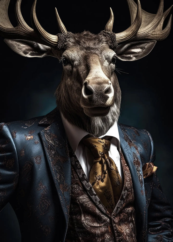 Canvastavla - Wild Aristocrat