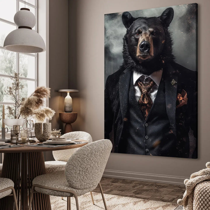 Canvastavla - Bear of Style