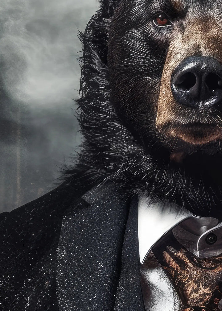 Canvastavla - Bear of Style