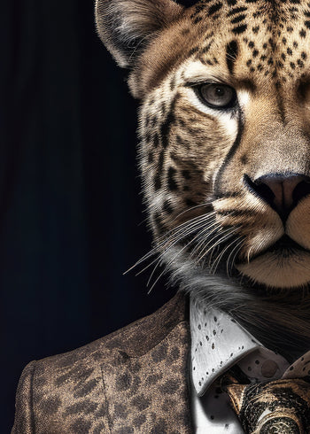 Canvastavla - Leopard Man
