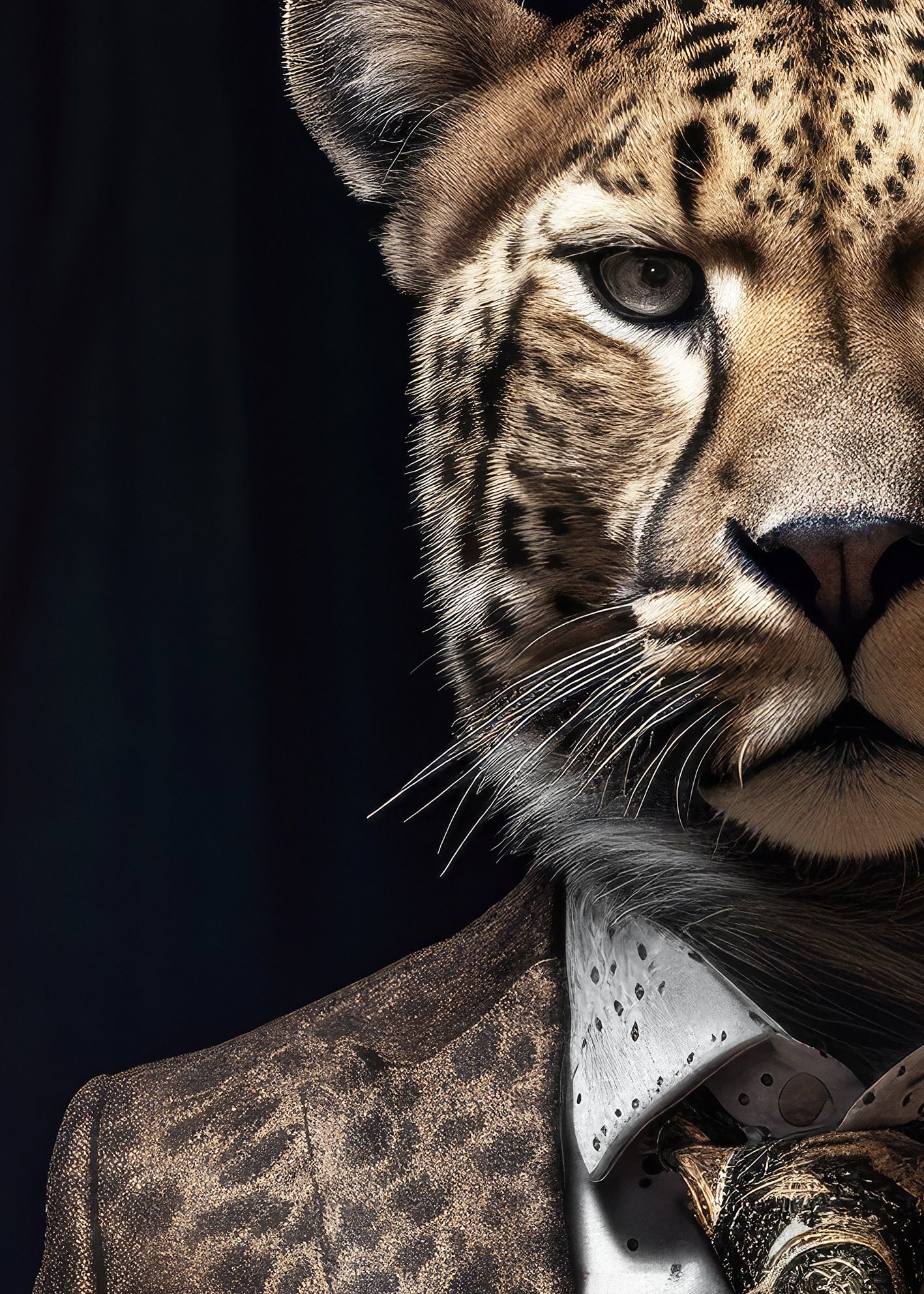Canvastavla - Leopard Man