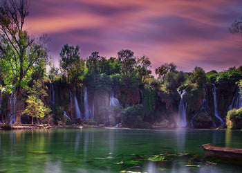Canvastavla - Kravice waterfall