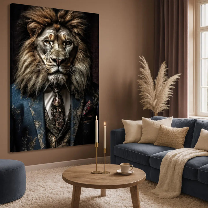Canvastaulu - Lion Man