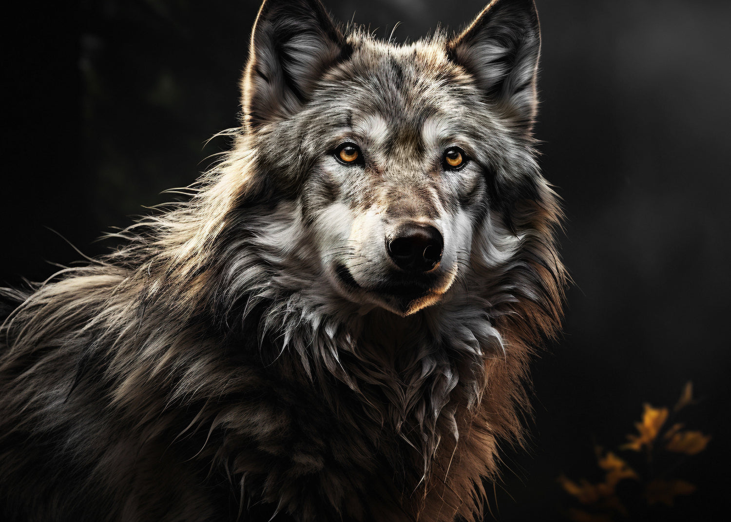 Ljuddämpande tavla - Wolf Gaze