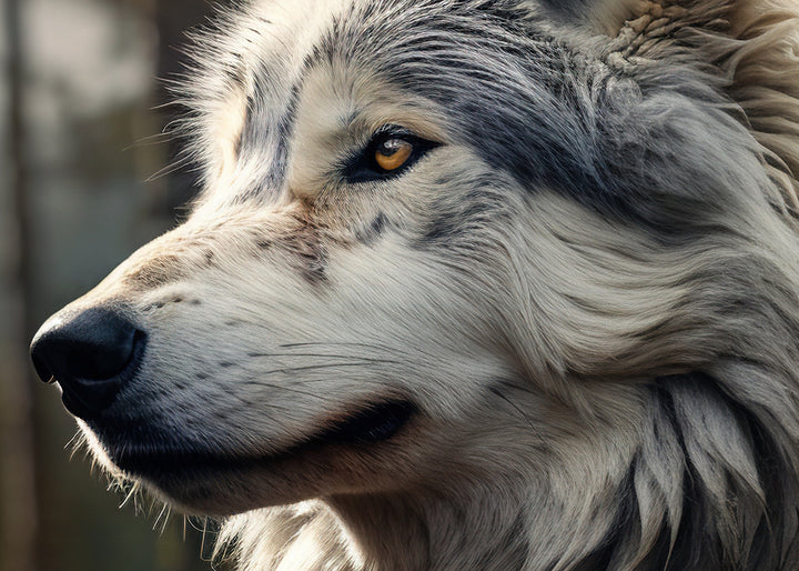 Ljuddämpande tavla - Wolf Watch