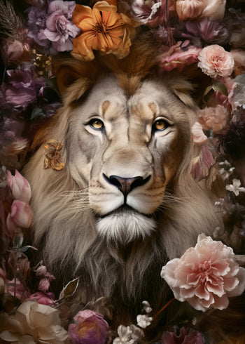 Canvastavla - Floral Majesty