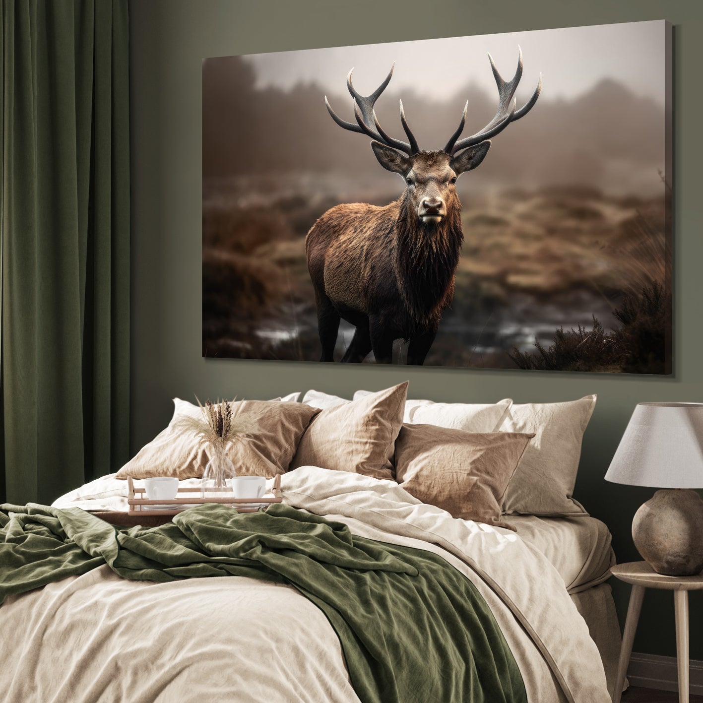 Canvastavla - Mystic Stag