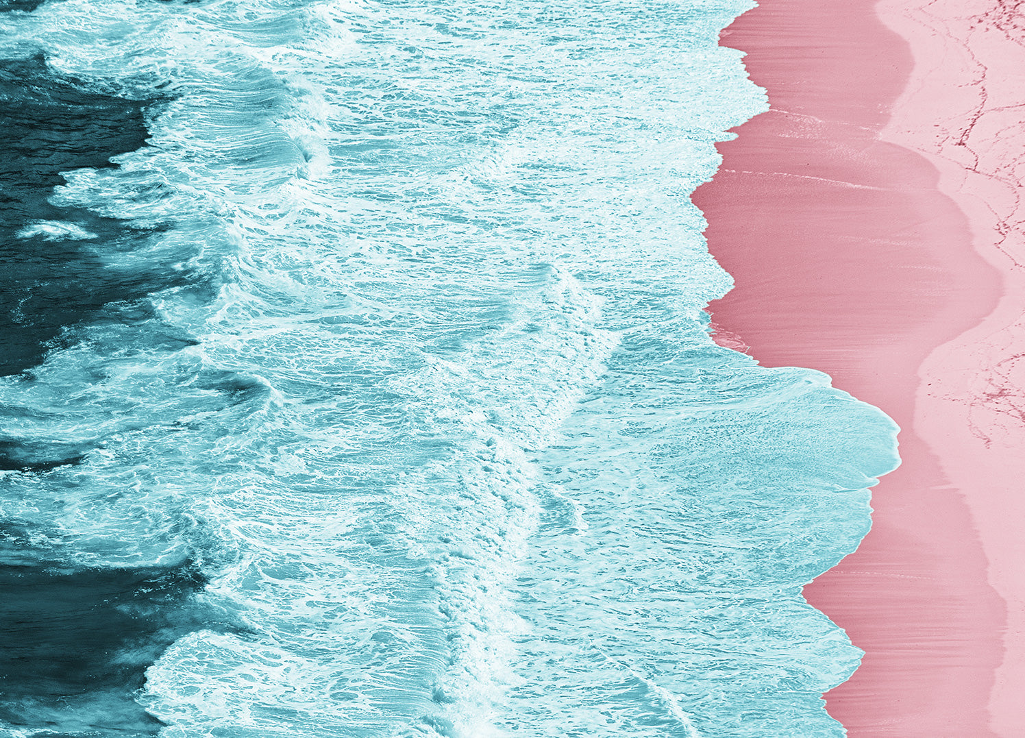 Canvastavla - Pink Shore