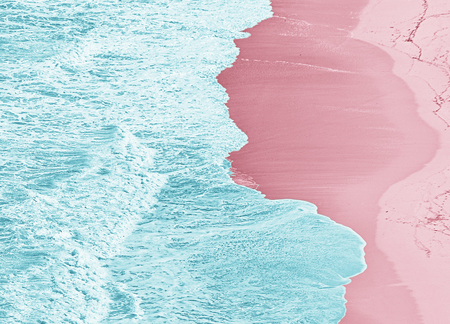 Canvastavla - Pink Shore
