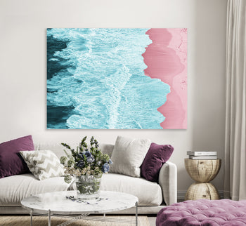 Canvastavla - Pink Shore