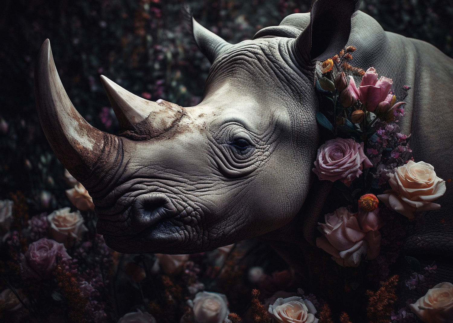 Canvastavla - Rhino