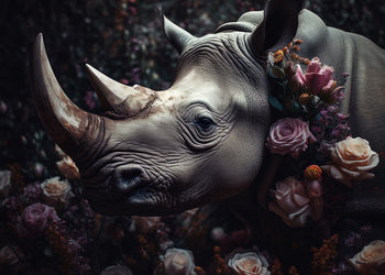 Canvastavla - Rhino