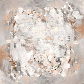 Abstrakt Oljemålning - Sun