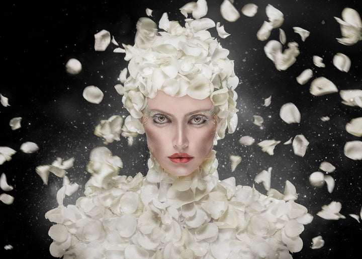 Canvastavla - White Rose