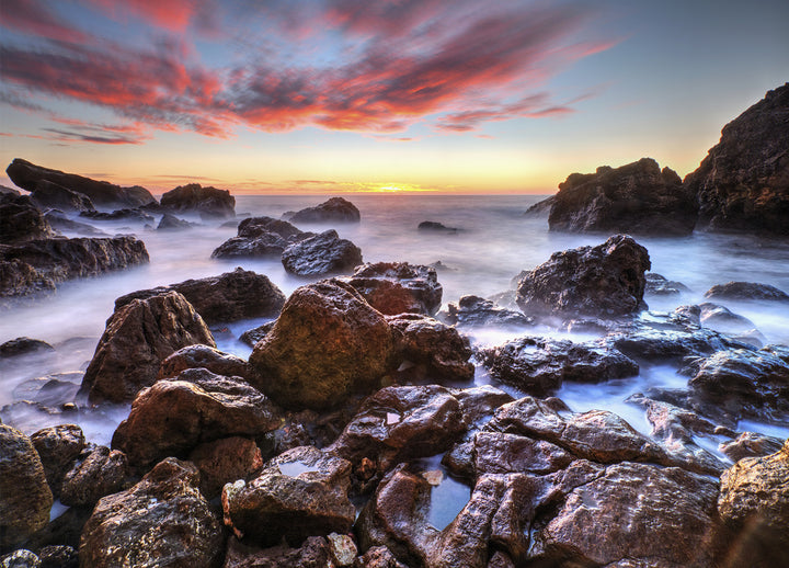 Canvastavla - Golden Rocks