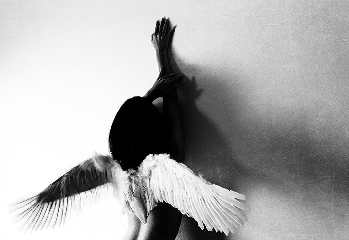 Canvastavla - Gray Angel