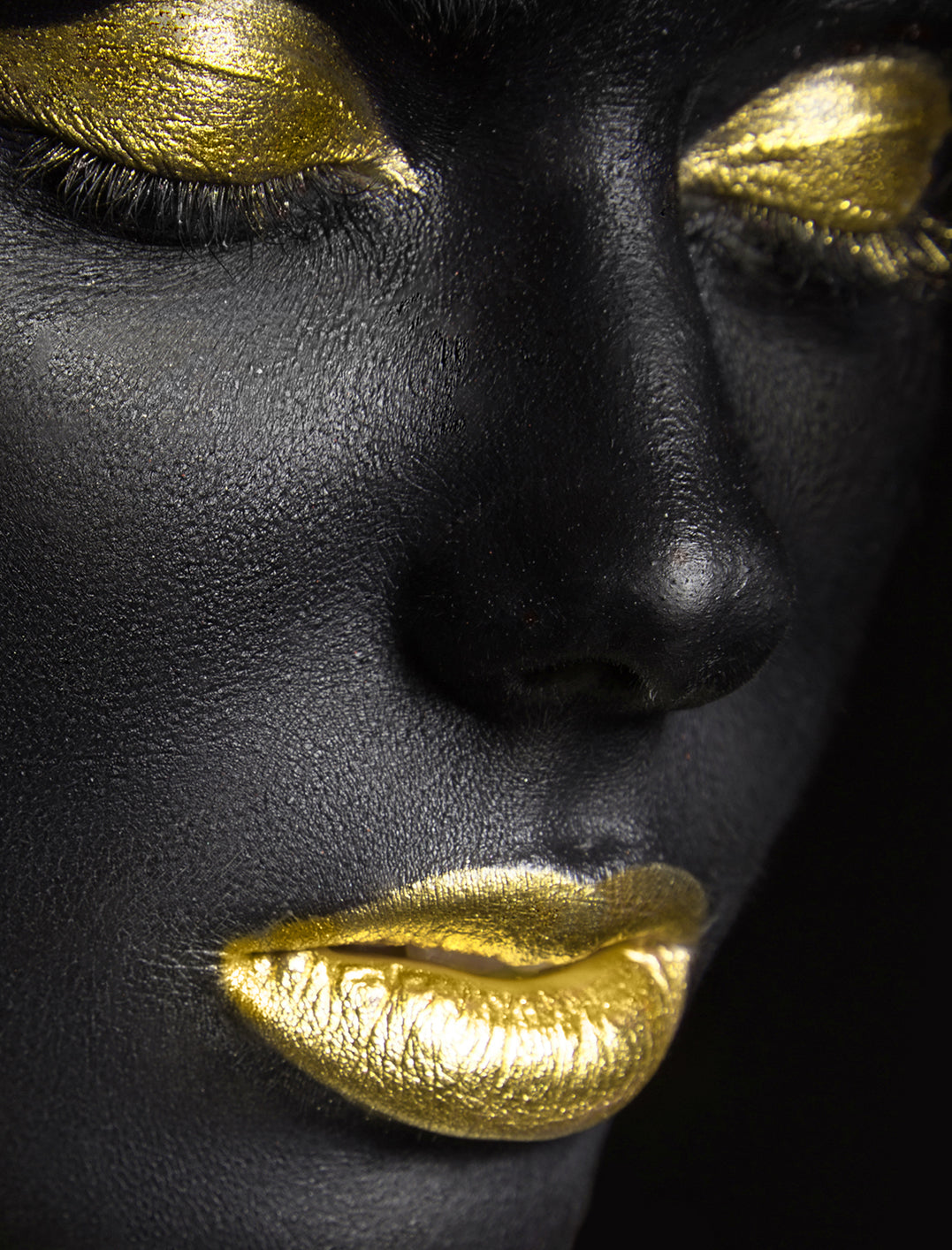 Canvastavla - Black & Gold