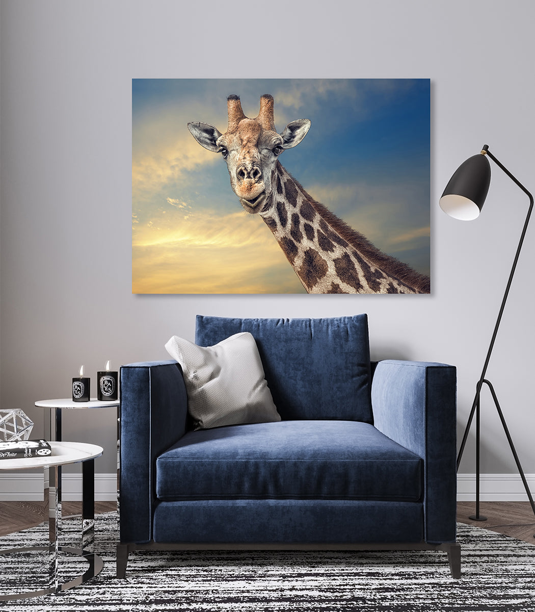 Canvastavla - Giraffe