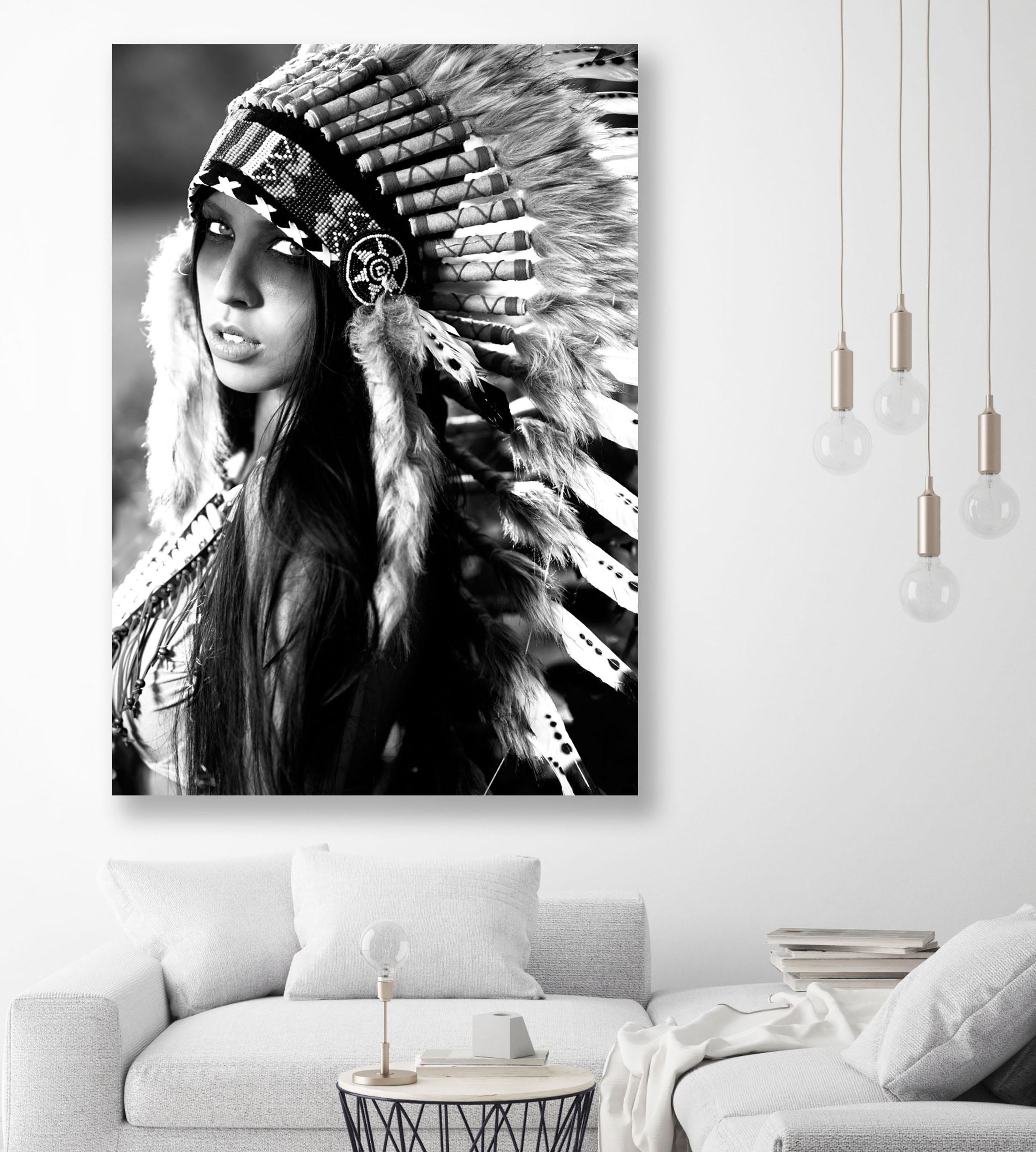 Canvastavla - Sioux