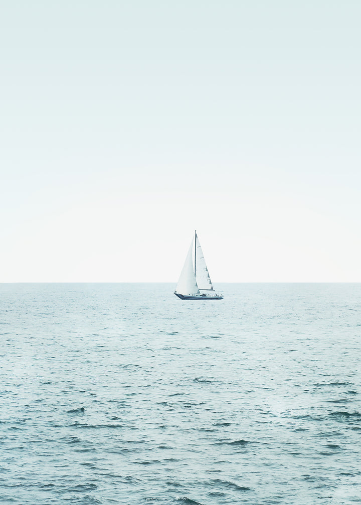 Canvastavla - Sailing in Blue