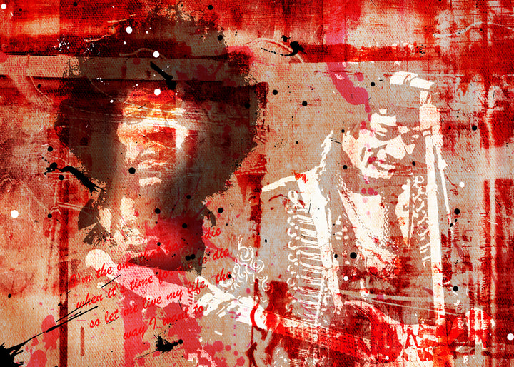 Canvastavla - Jimi Hendrix