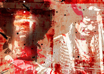 Canvastavla - Jimi Hendrix