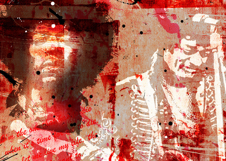 Canvastavla - Jimi Hendrix