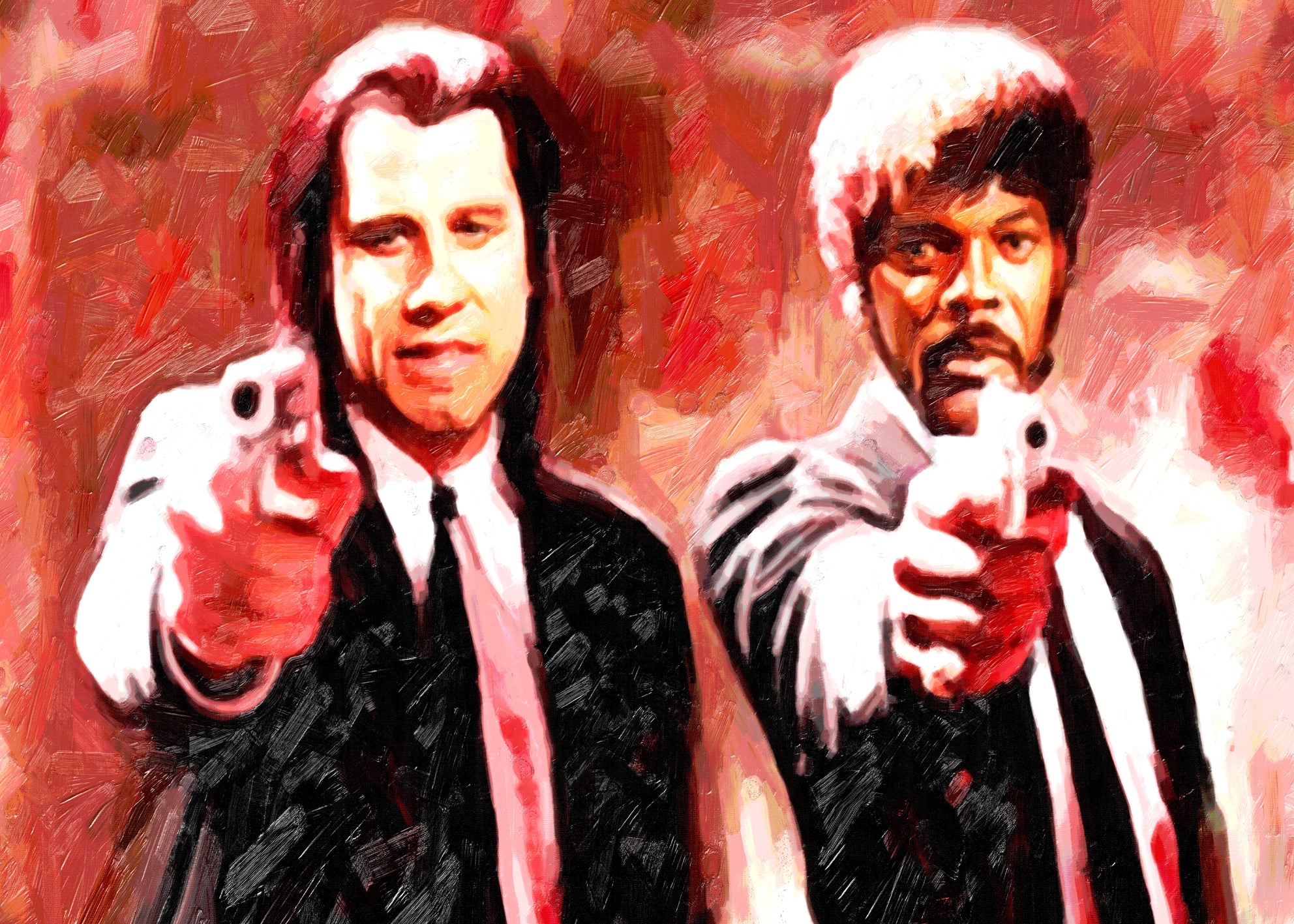 Ljuddämpande tavla - Pulp Fiction Tavla